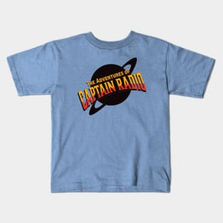 The Adventures of Captain Radio Podcast Logo Kids T-Shirt